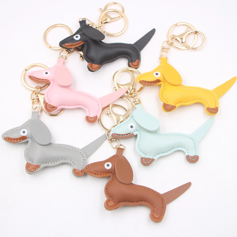 Personalized Dachshund Keychain | Custom Name & Initial Keyring - Image 7