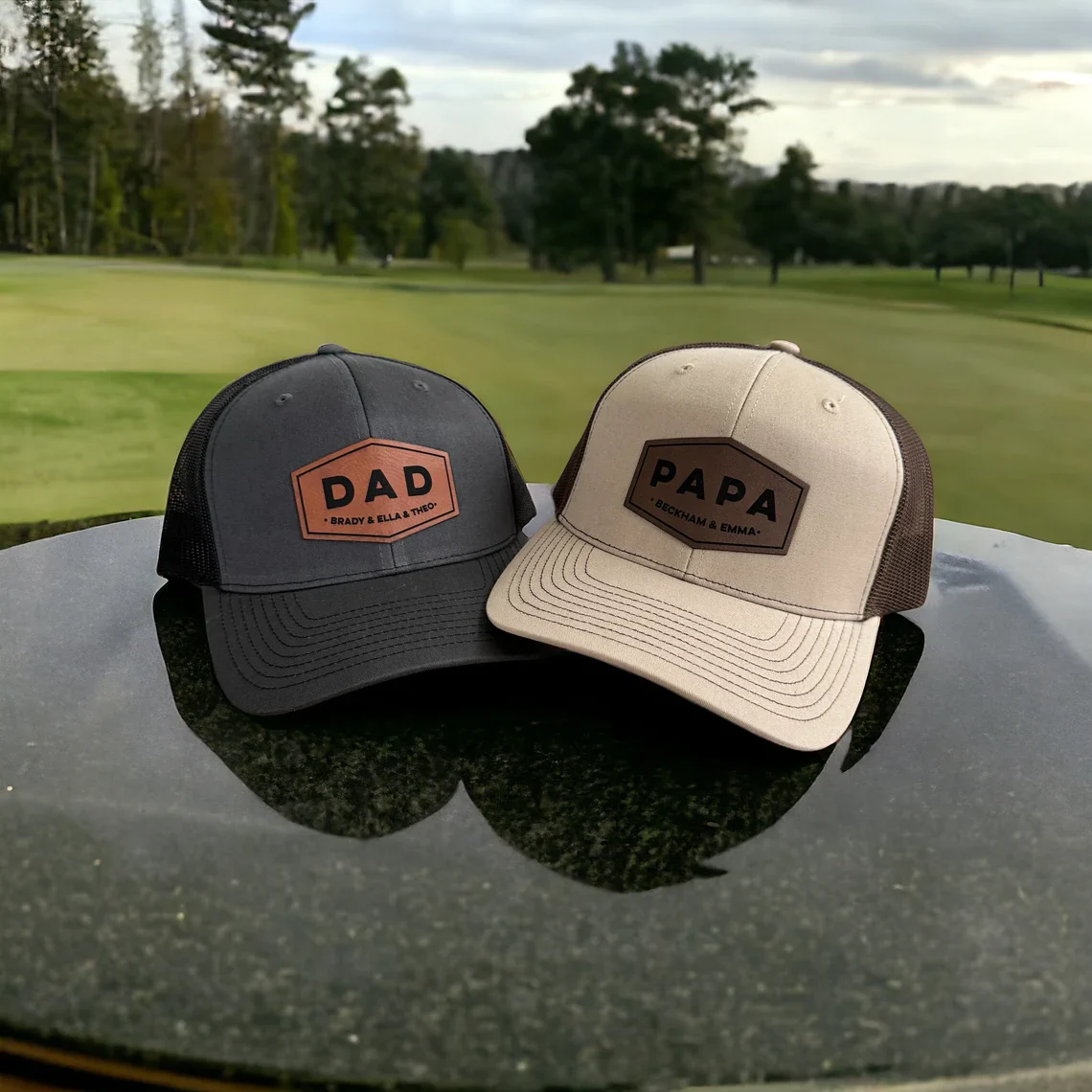 Personalized Dad Patch Hat - Custom Trucker Hat Gift for New Dads - Image 4