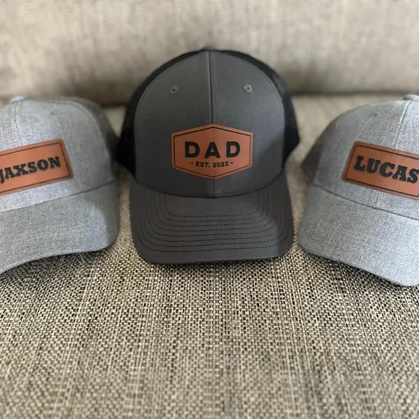 Personalized Dad Patch Hat - Custom Trucker Hat Gift for New Dads - Image 5