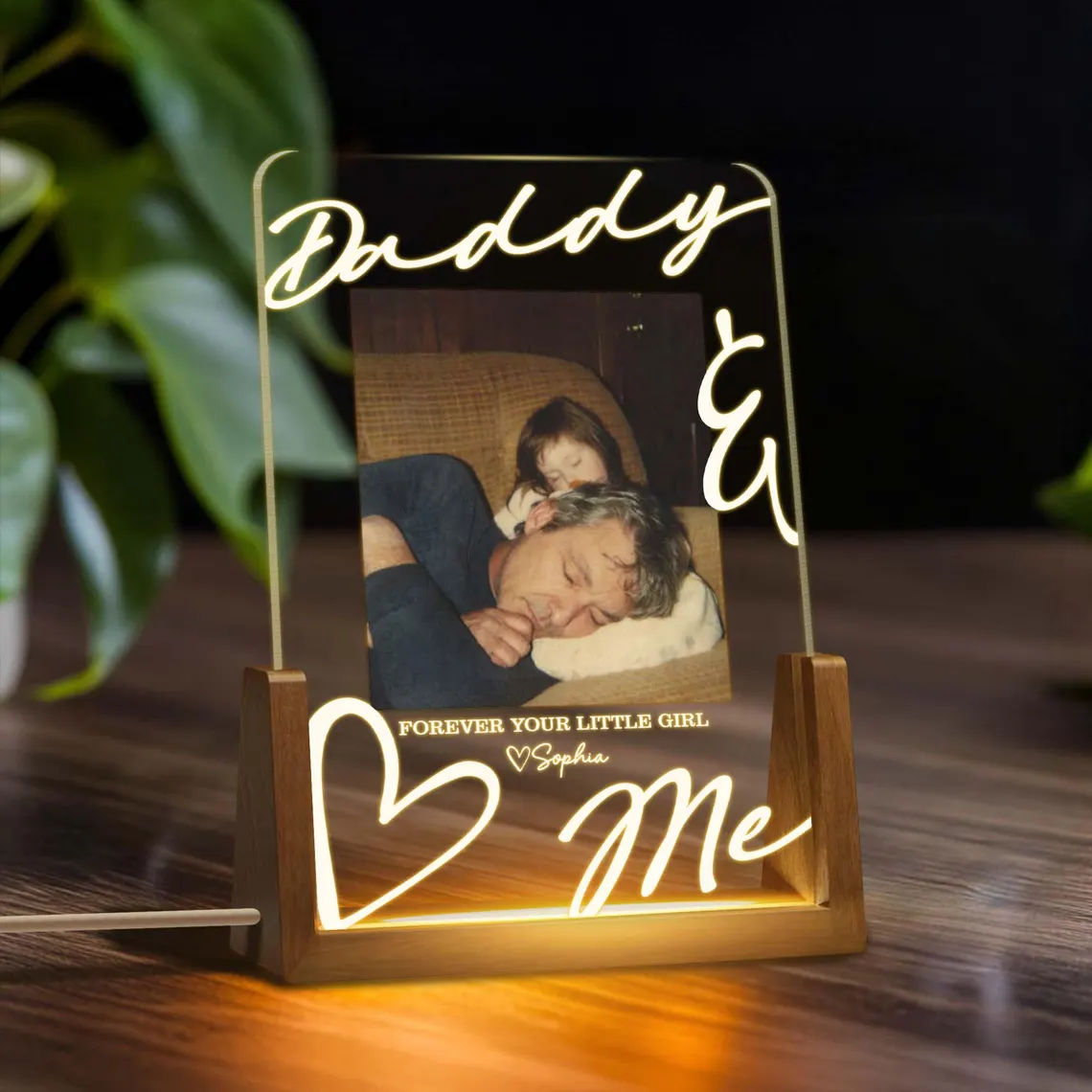 Personalized Daddy & Me Gift – Custom Message from Daughter or Son - Image 2