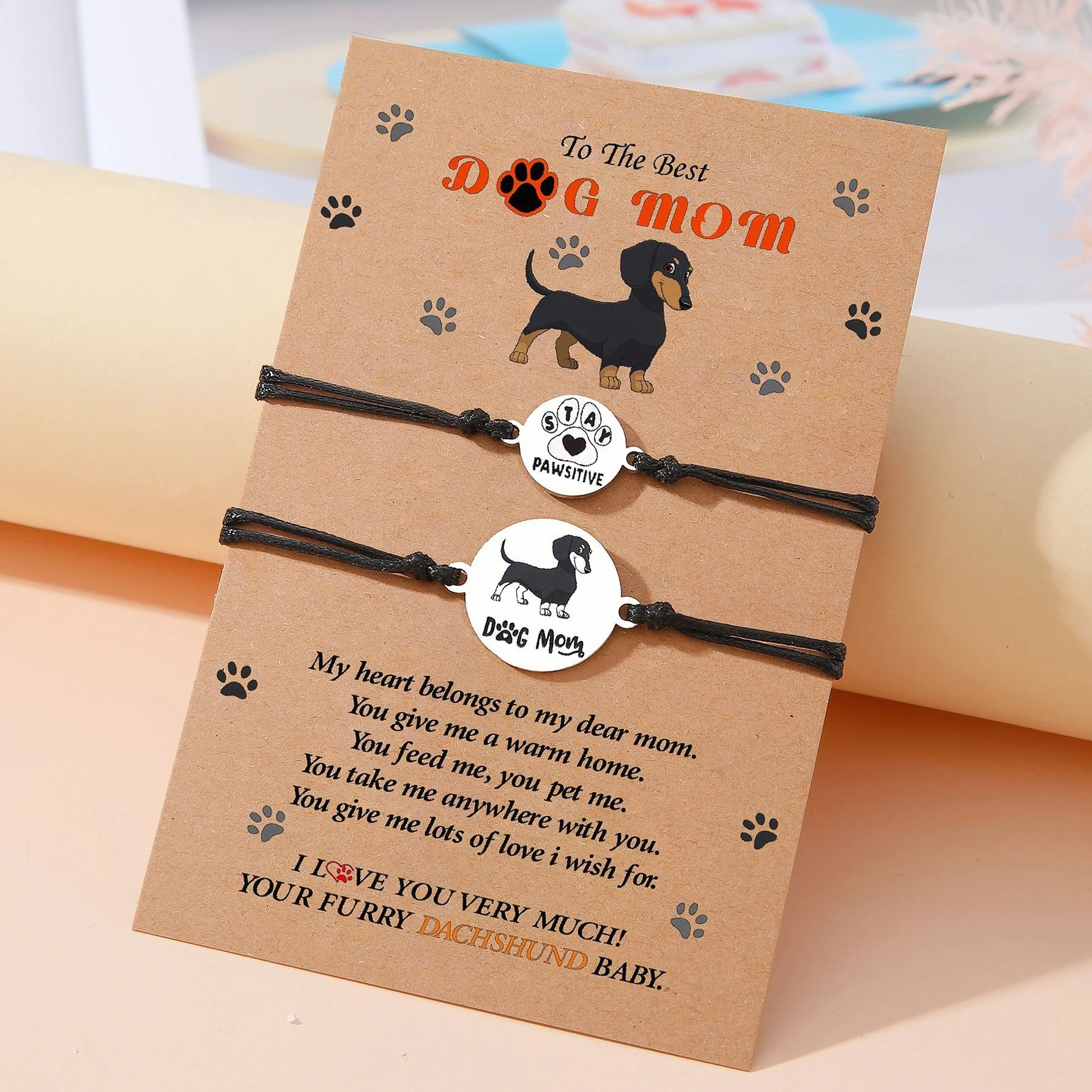 Personalized Dog Paw Bracelet – Adjustable Pet Mom Gift for Mothers - Image 5