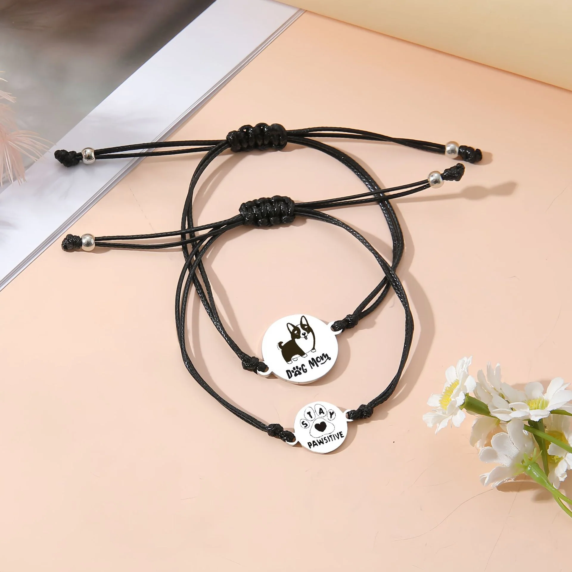 Personalized Dog Paw Bracelet – Adjustable Pet Mom Gift for Mothers - Image 6