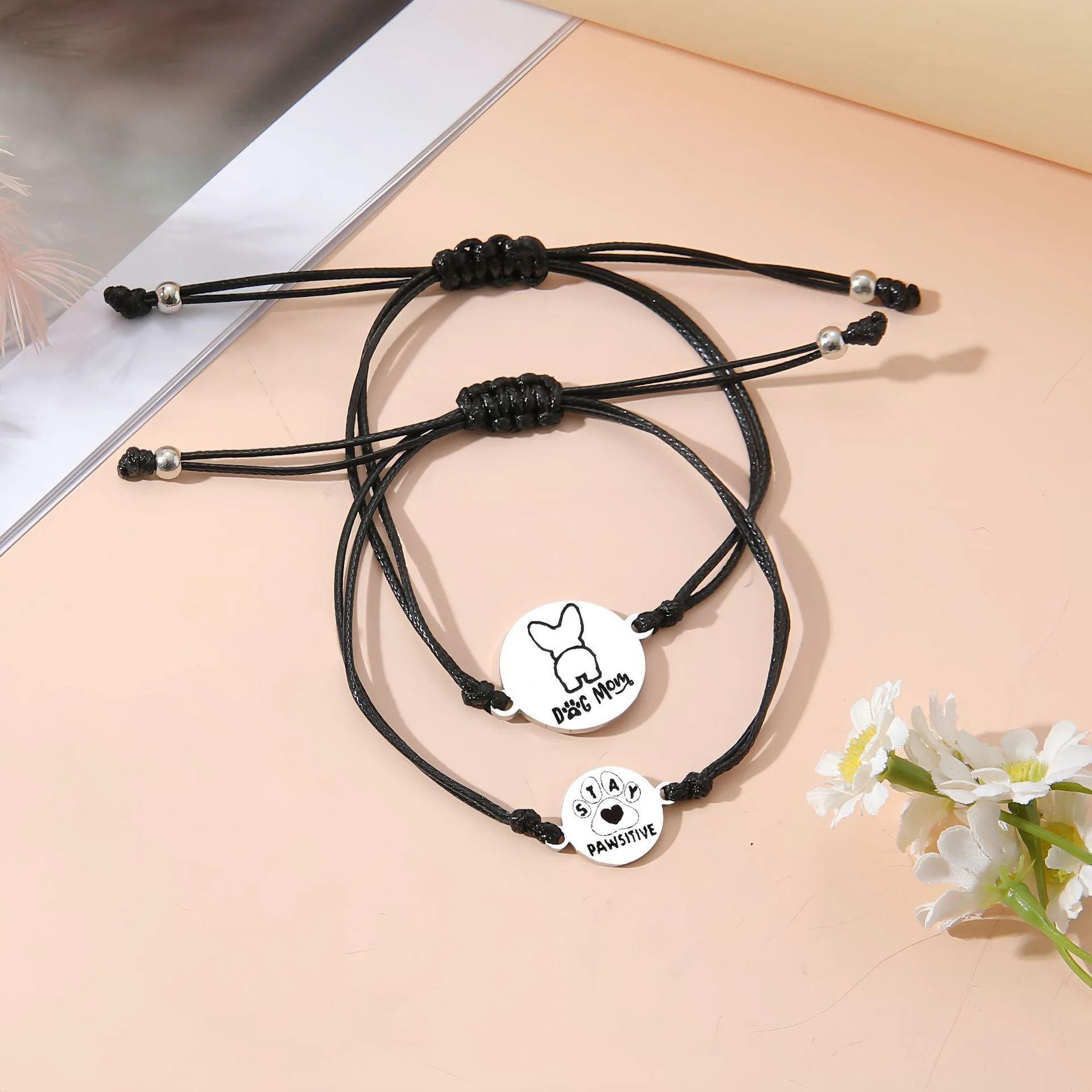 Personalized Dog Paw Bracelet – Adjustable Pet Mom Gift for Mothers - Image 9