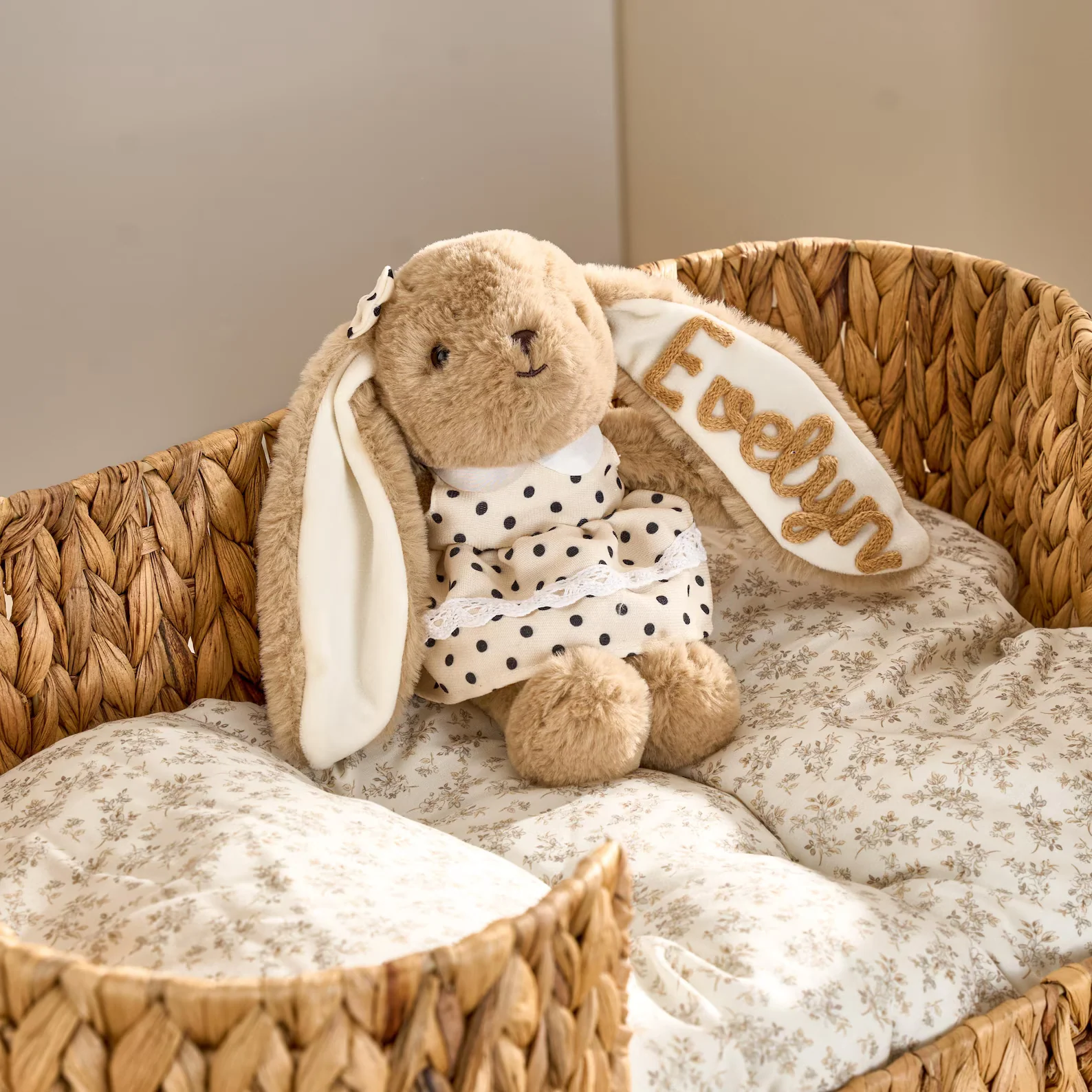 Personalized Easter Bunny Plush | Embroidered Name Toy - Image 5