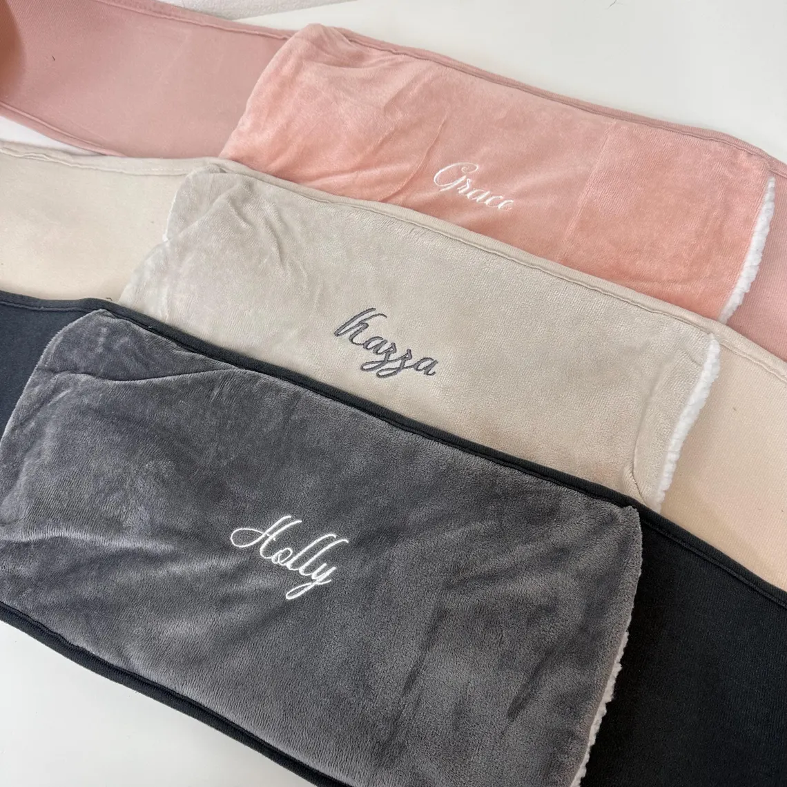 Personalized Hot Water Bottle with Waist Belt | Embroidered Gift