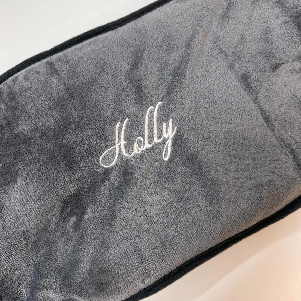 Personalized Hot Water Bottle with Waist Belt | Embroidered Gift - Image 6