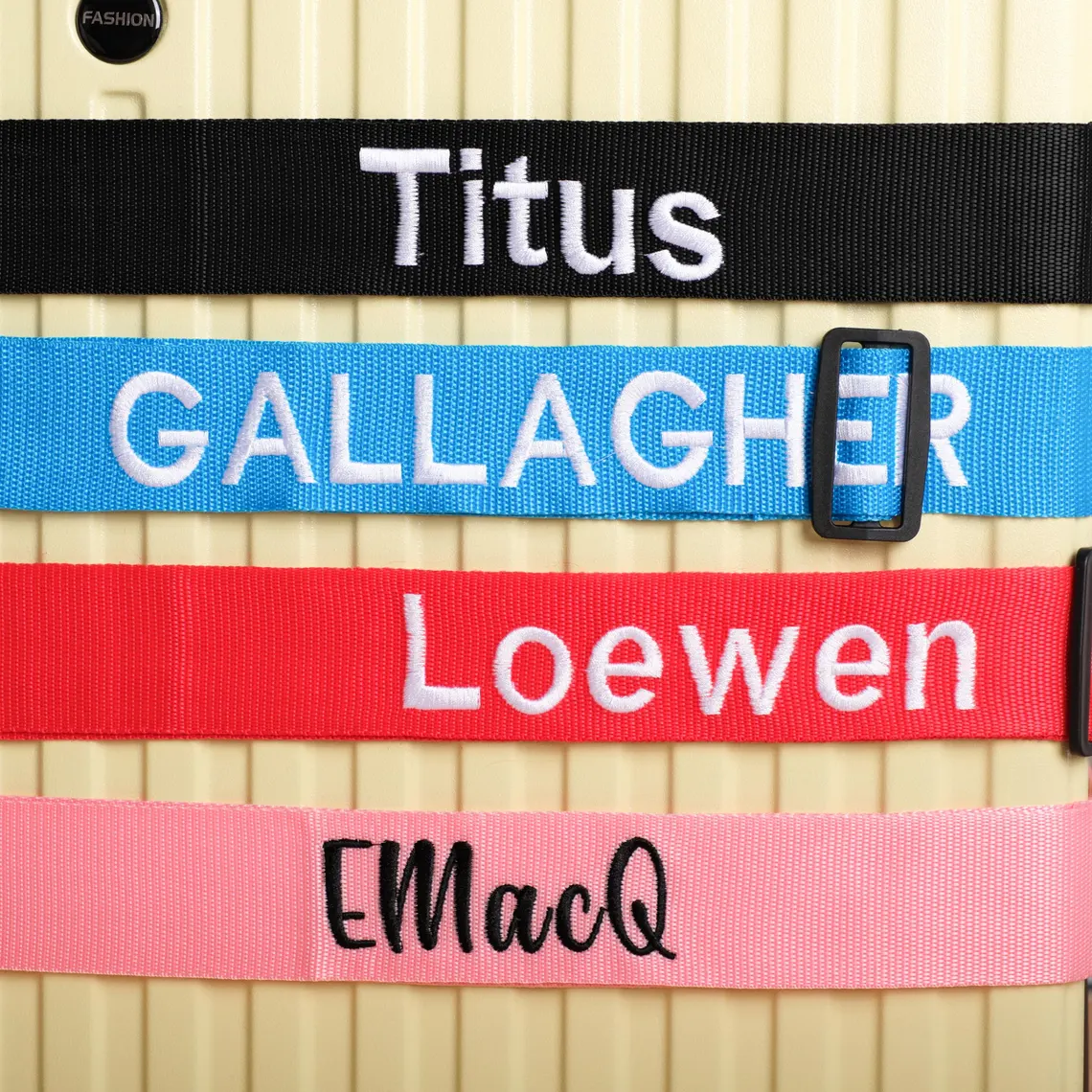 Personalized Luggage Strap – Custom Embroidered Travel Tag 180cm - Image 7
