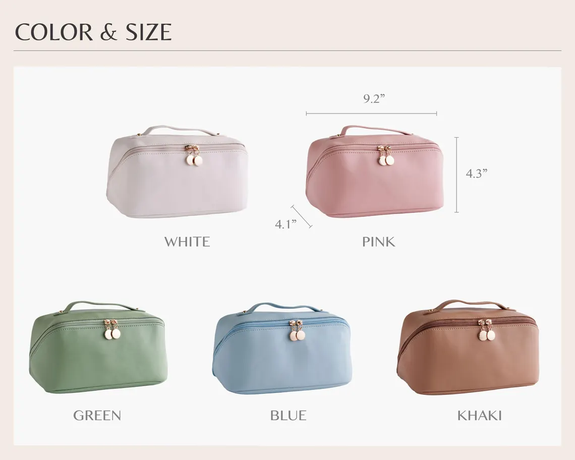 Personalized Embroidered Makeup Bag with Name – Bridesmaid Gift - Image 7
