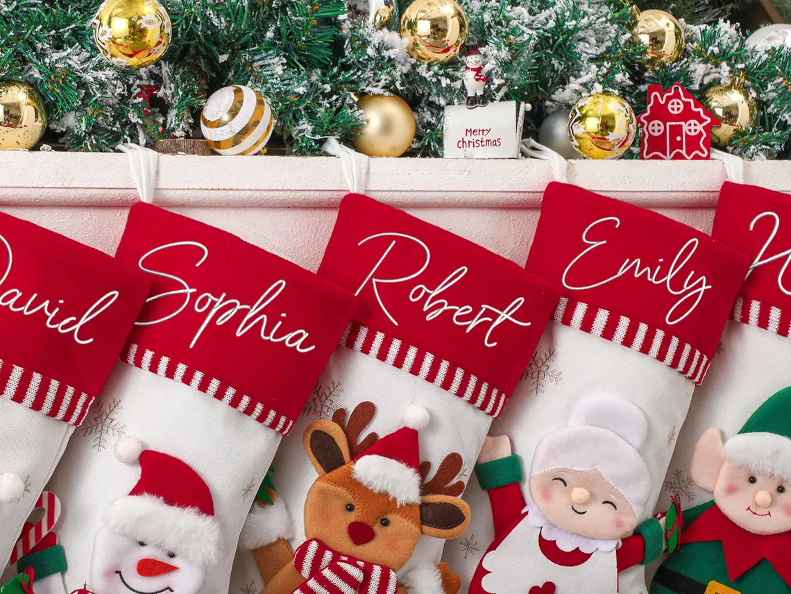 Personalized Family Christmas Stockings – Custom Holiday Decor - Image 3