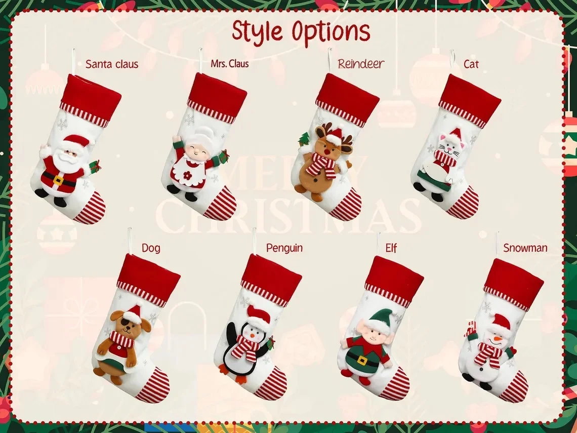 Personalized Family Christmas Stockings – Custom Holiday Decor - Image 5