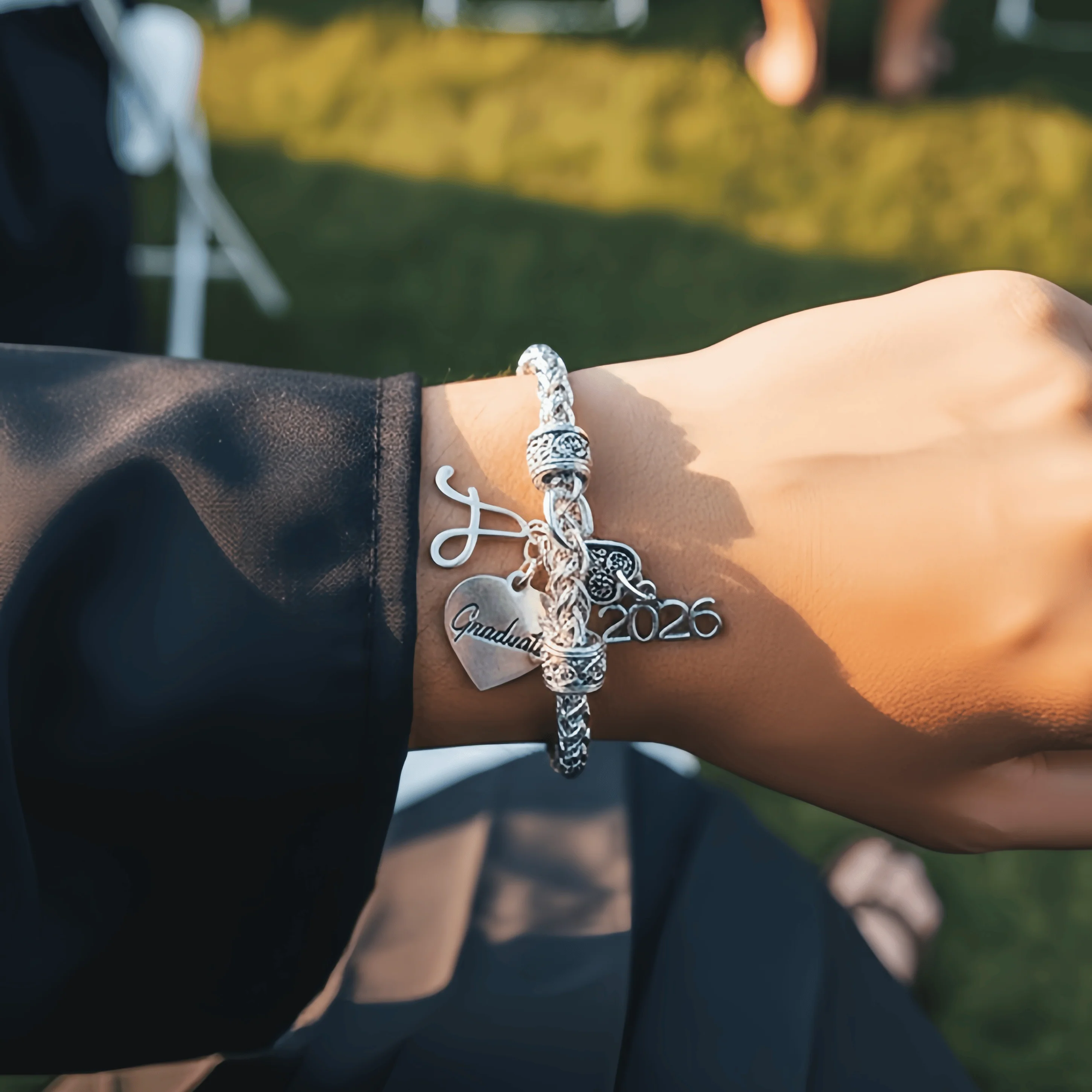 Personalized Graduation Bracelet 2026 Gift for Him Her - Image 4