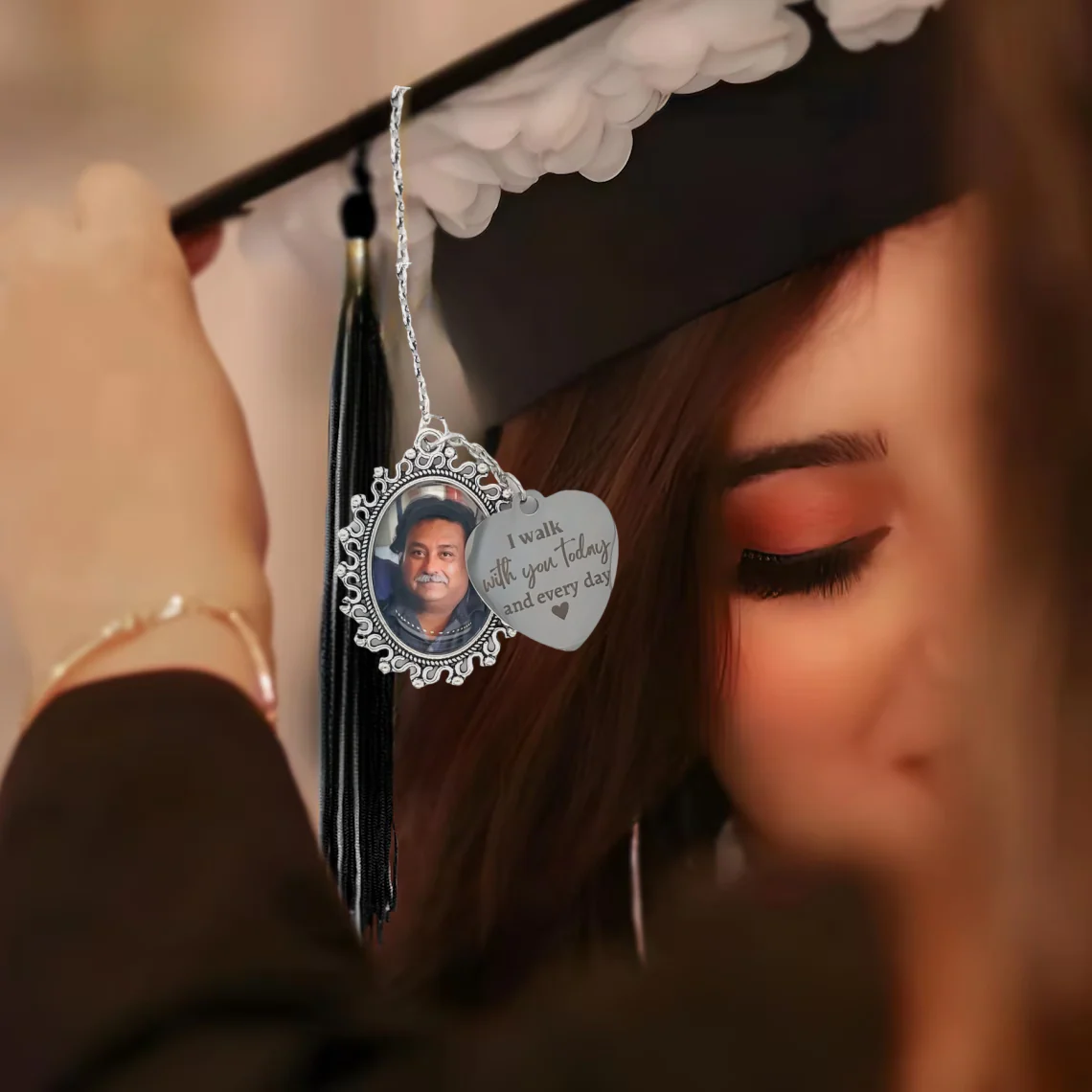 Personalized Graduation Memorial Photo Charm – Custom Keepsake - Image 4