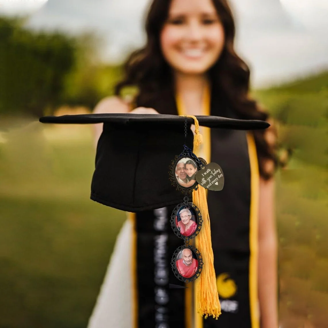 Personalized Graduation Memorial Photo Charm – Custom Keepsake - Image 5