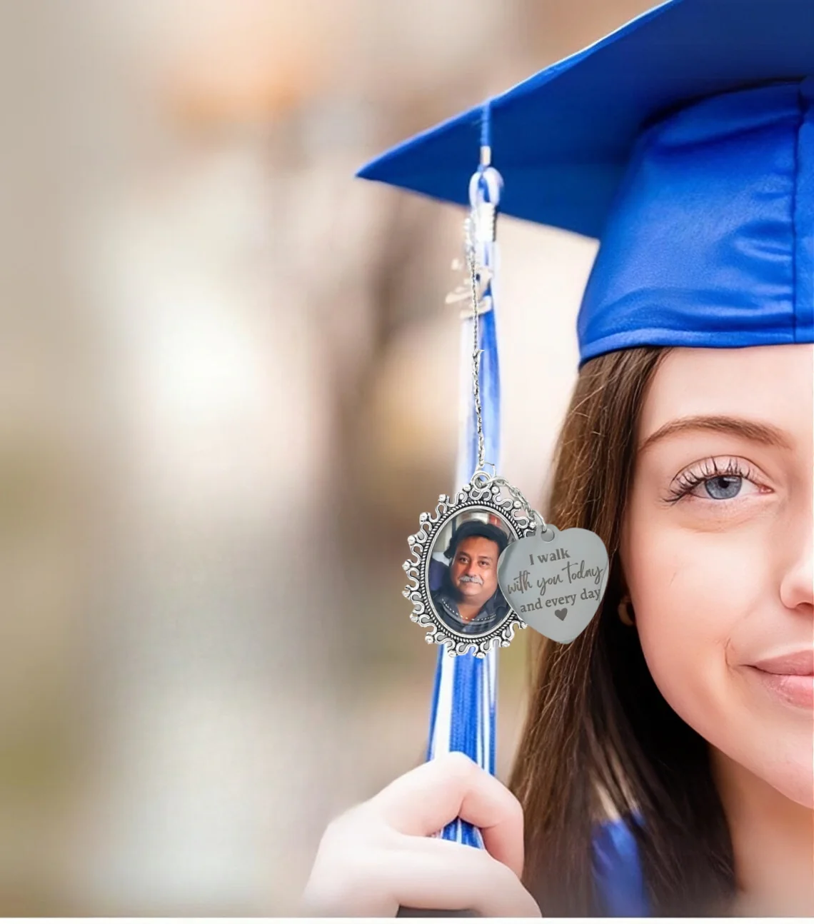 Personalized Graduation Memorial Photo Charm – Custom Keepsake - Image 6