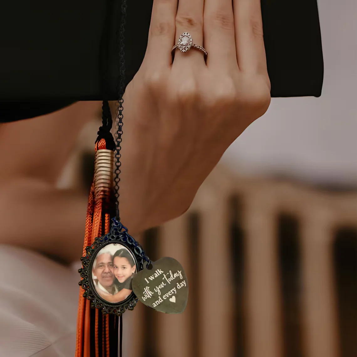 Personalized Graduation Memorial Photo Charm – Custom Keepsake - Image 7
