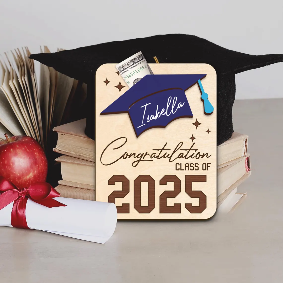 Personalized Graduation Money Holder – Class of 2025 Gift - Image 7