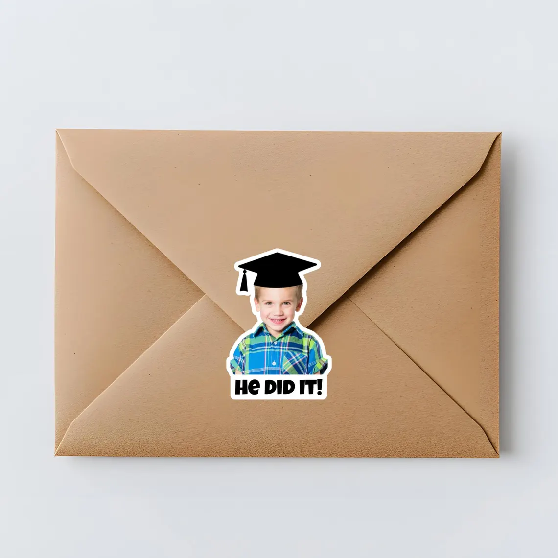 Personalized Graduation Stickers – Custom Face Party Favors - Image 7