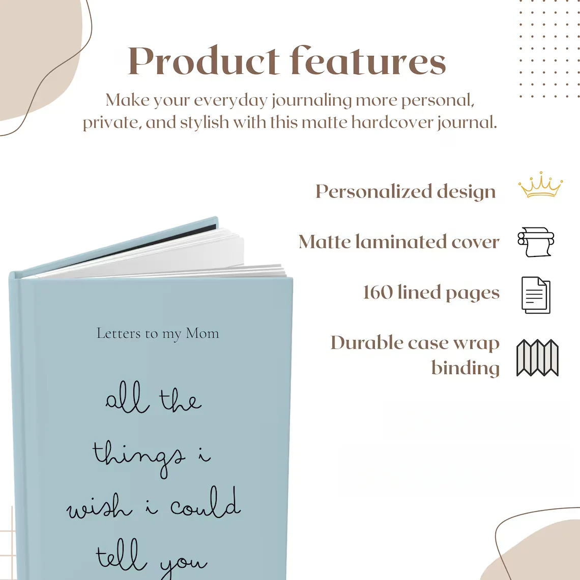 Personalized Grief Journal – Memorial Notebook for Loss of Loved One - Image 8