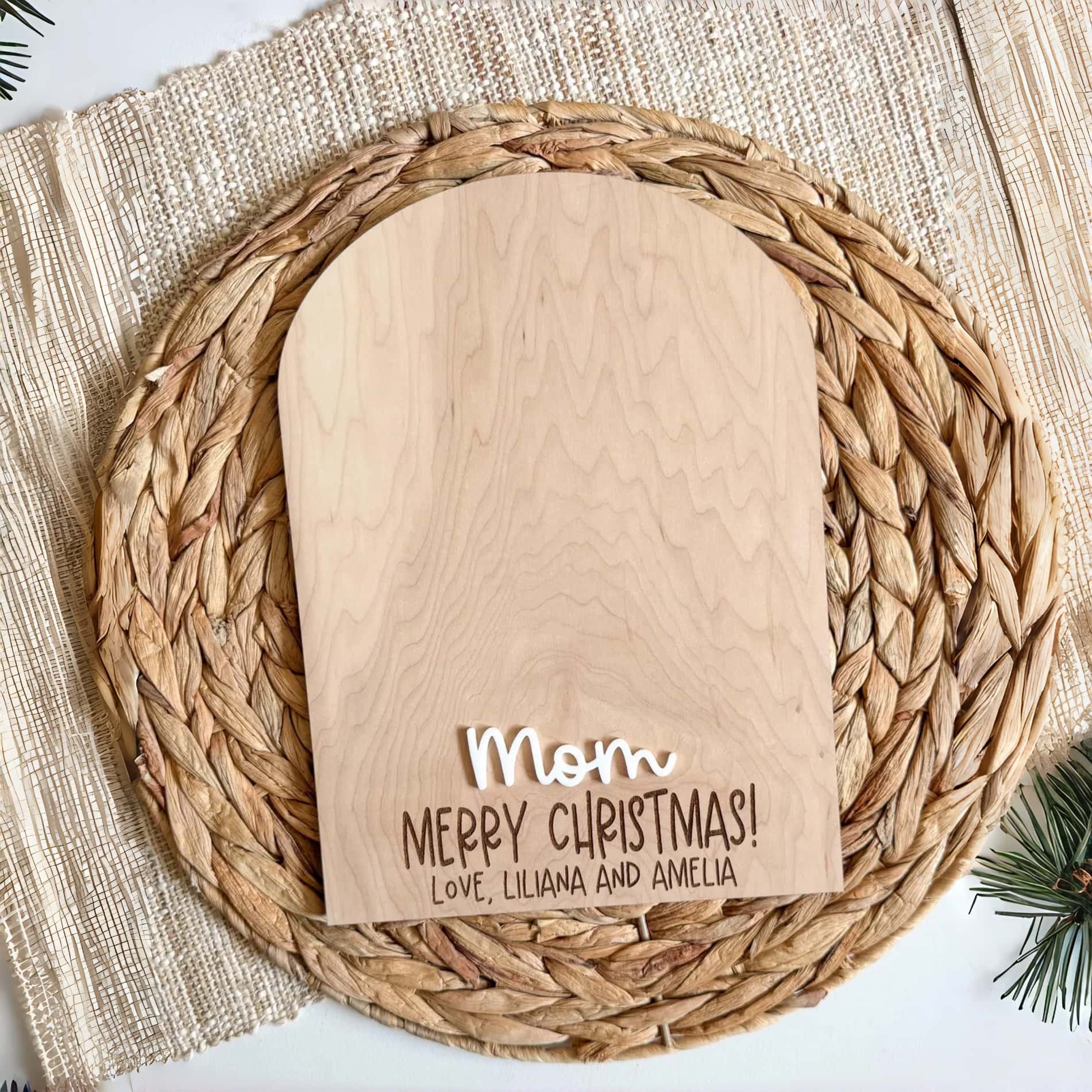 Personalized Handprint Sign | Christmas Gift for Grandparents & Loved Ones - Image 4