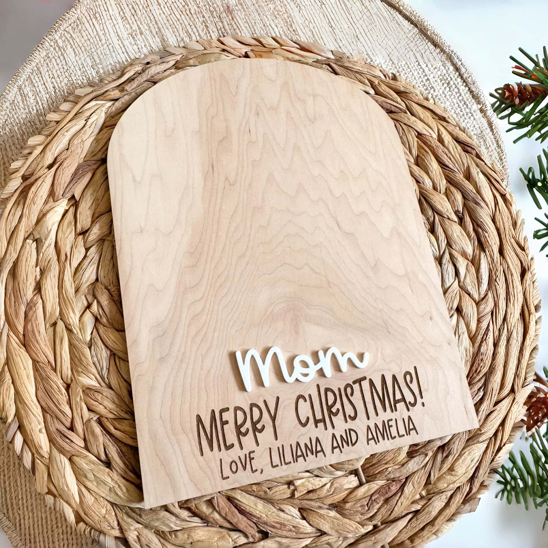 Personalized Handprint Sign | Christmas Gift for Grandparents & Loved Ones - Image 5