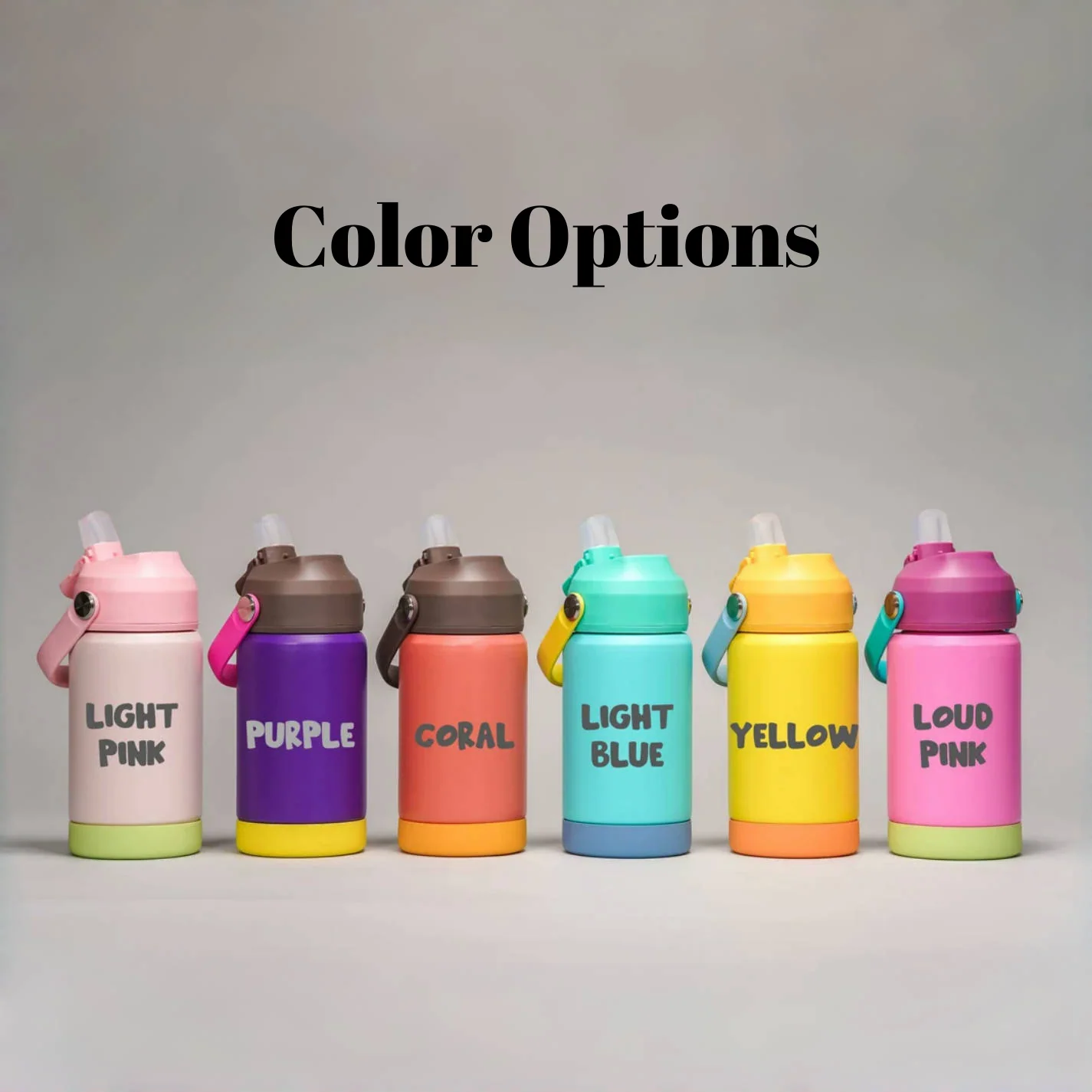 Personalized Name Kids Water Bottle – 12oz Stainless Steel Tumbler - Image 3