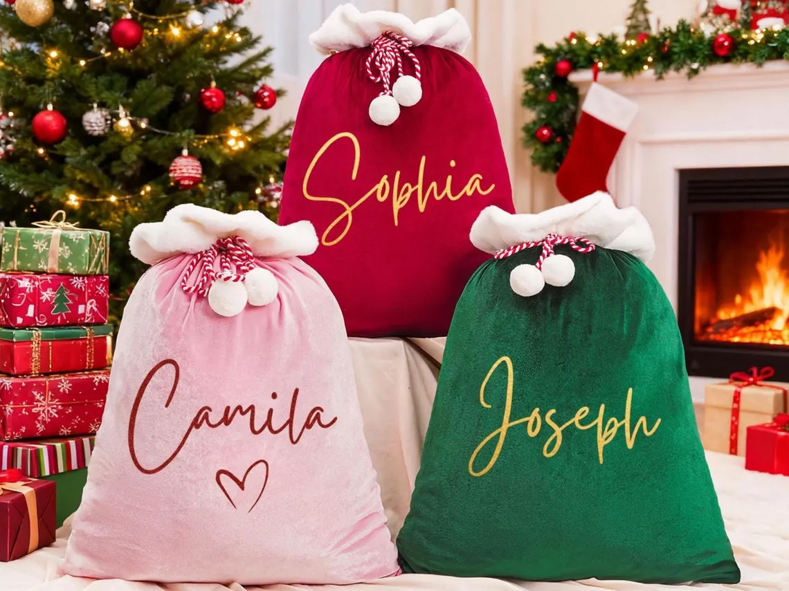 Personalized Large Santa Sack – Christmas Gift Bag with Name(Buy 2 Free Shipping) - Image 6