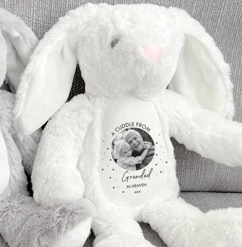 Personalized Memorial Soft Toy with Photo | A Cuddle From Heaven - Image 3