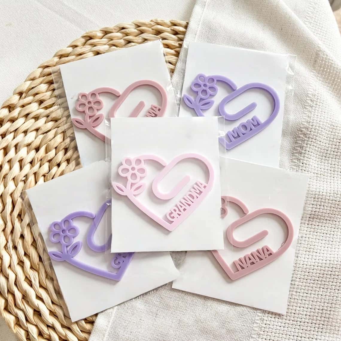 Set of 2 Personalized Mother’s Day Jumbo Bookmarks – Gift for Mom & Grandma - Image 5