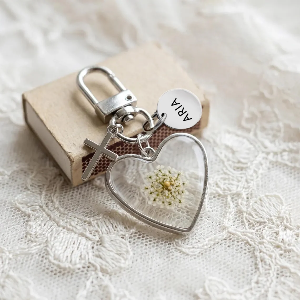 Personalized Mustard Seed Bagchain | Christian Faith Gift - Image 4