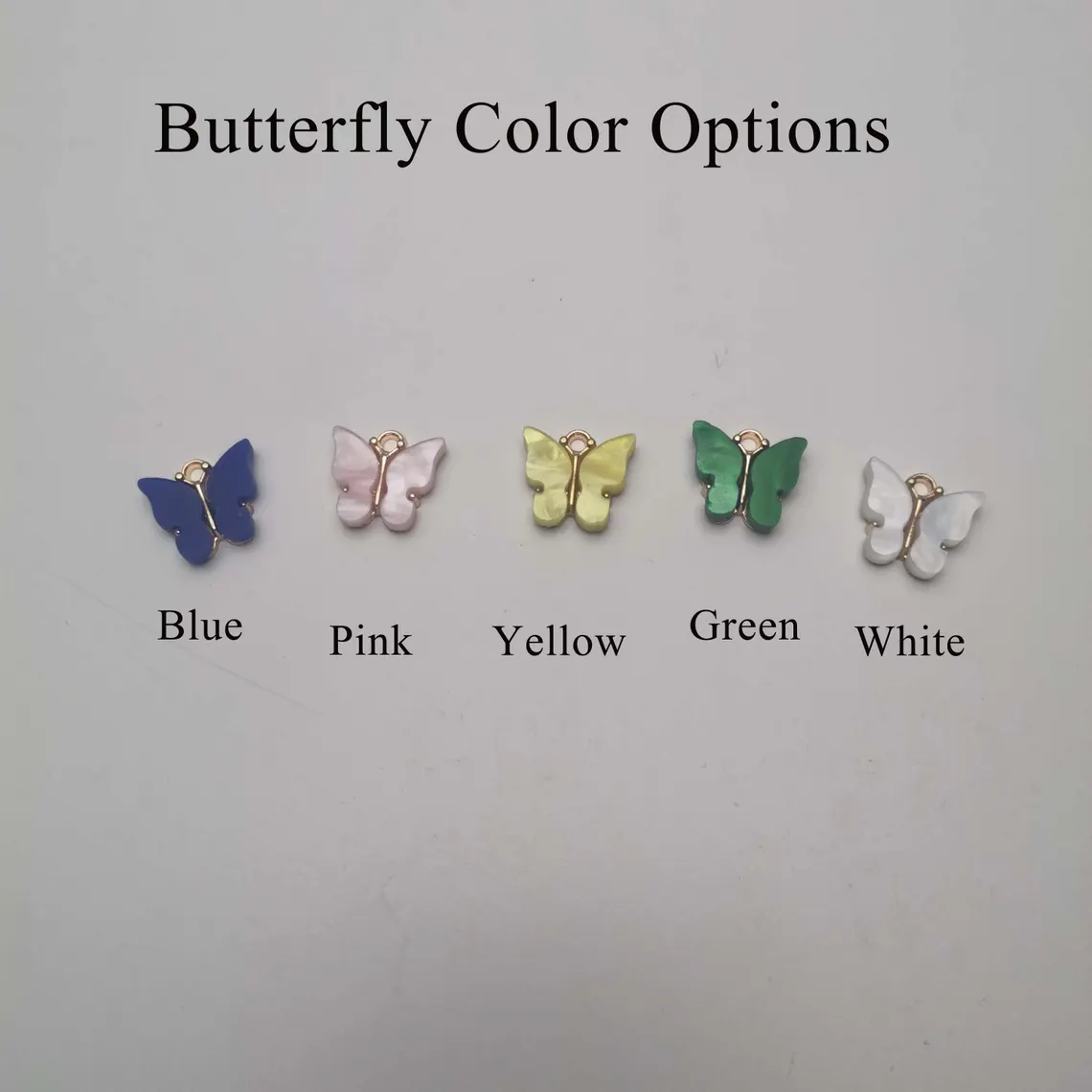 Personalized Name Keyring – Crystal, Butterfly & Pearl Charm - Image 6