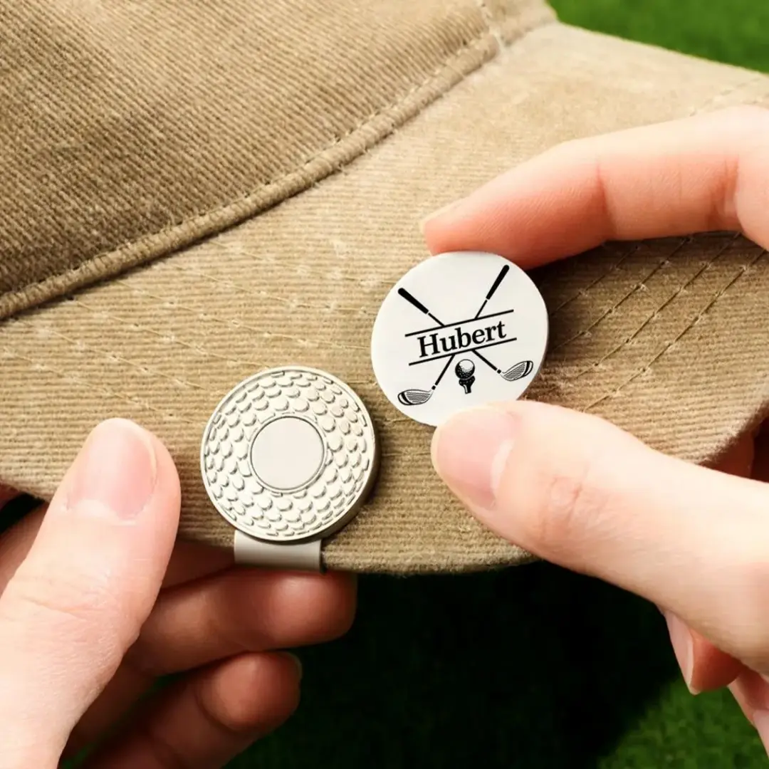 Personalized Name Golf Ball Marker Custom Engraved Golfer Gift - Image 4