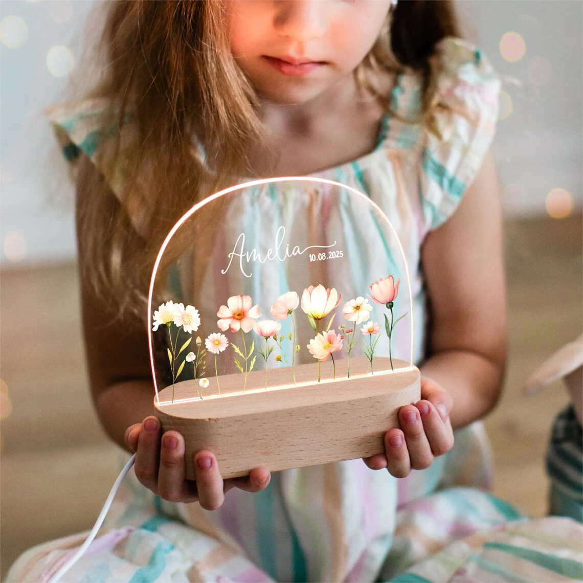 Personalized Baby & Kids Night Light – Custom Name Lamp