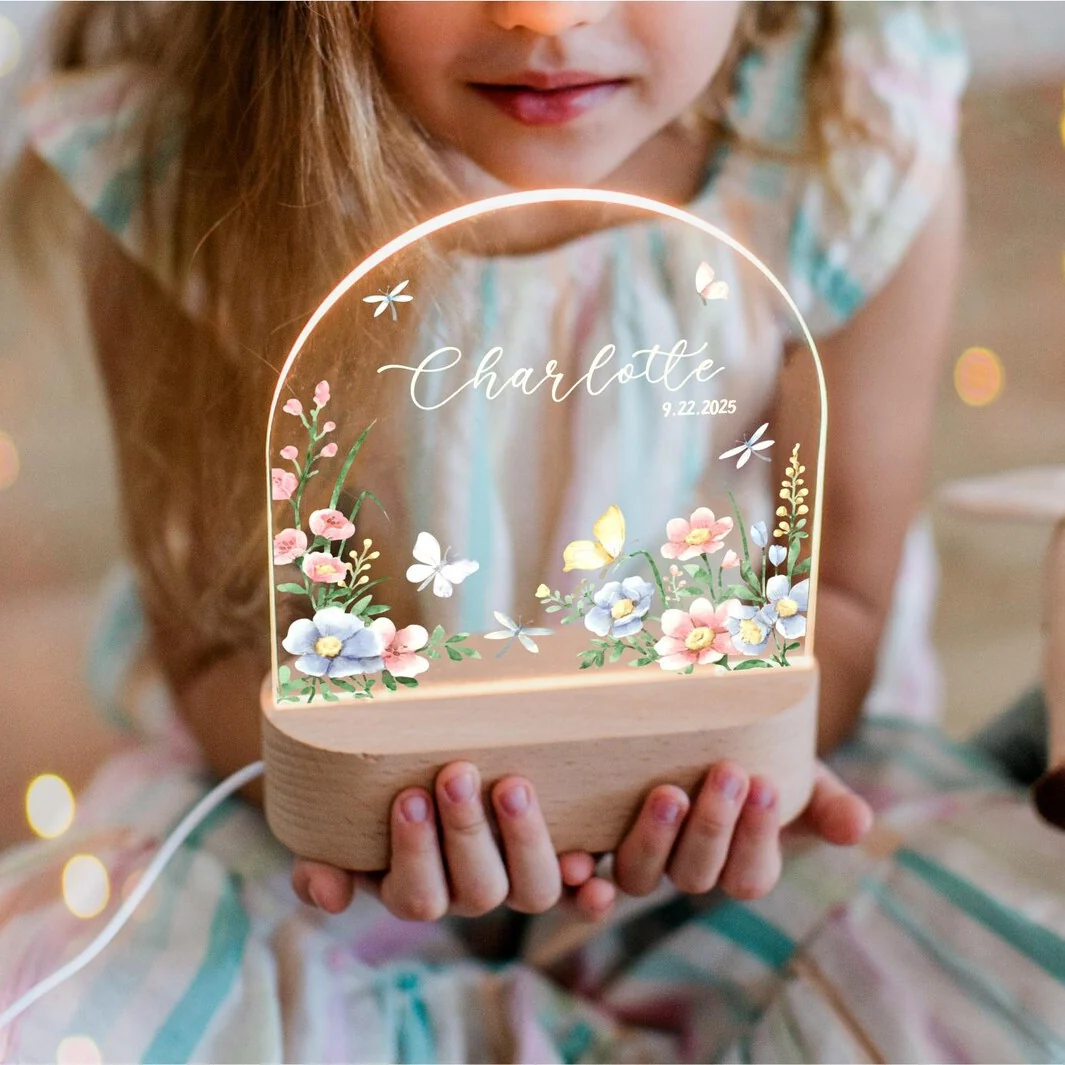Personalized Baby & Kids Night Light – Custom Name Lamp - Image 3