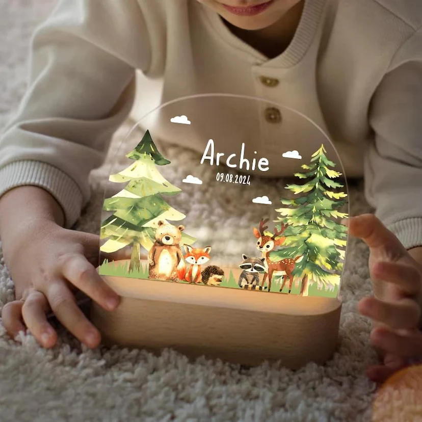 Personalized Baby & Kids Night Light – Custom Name Lamp - Image 4