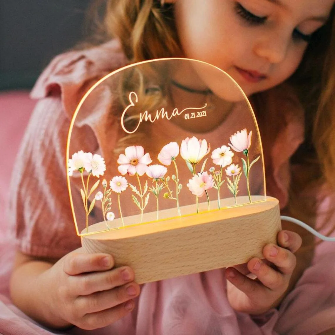 Personalized Baby & Kids Night Light – Custom Name Lamp - Image 6