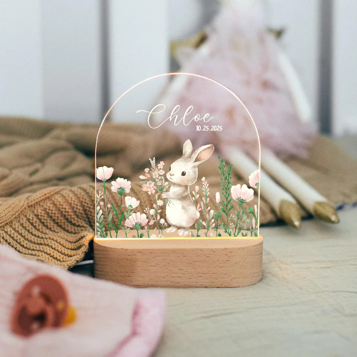 Personalized Baby & Kids Night Light – Custom Name Lamp - Image 7