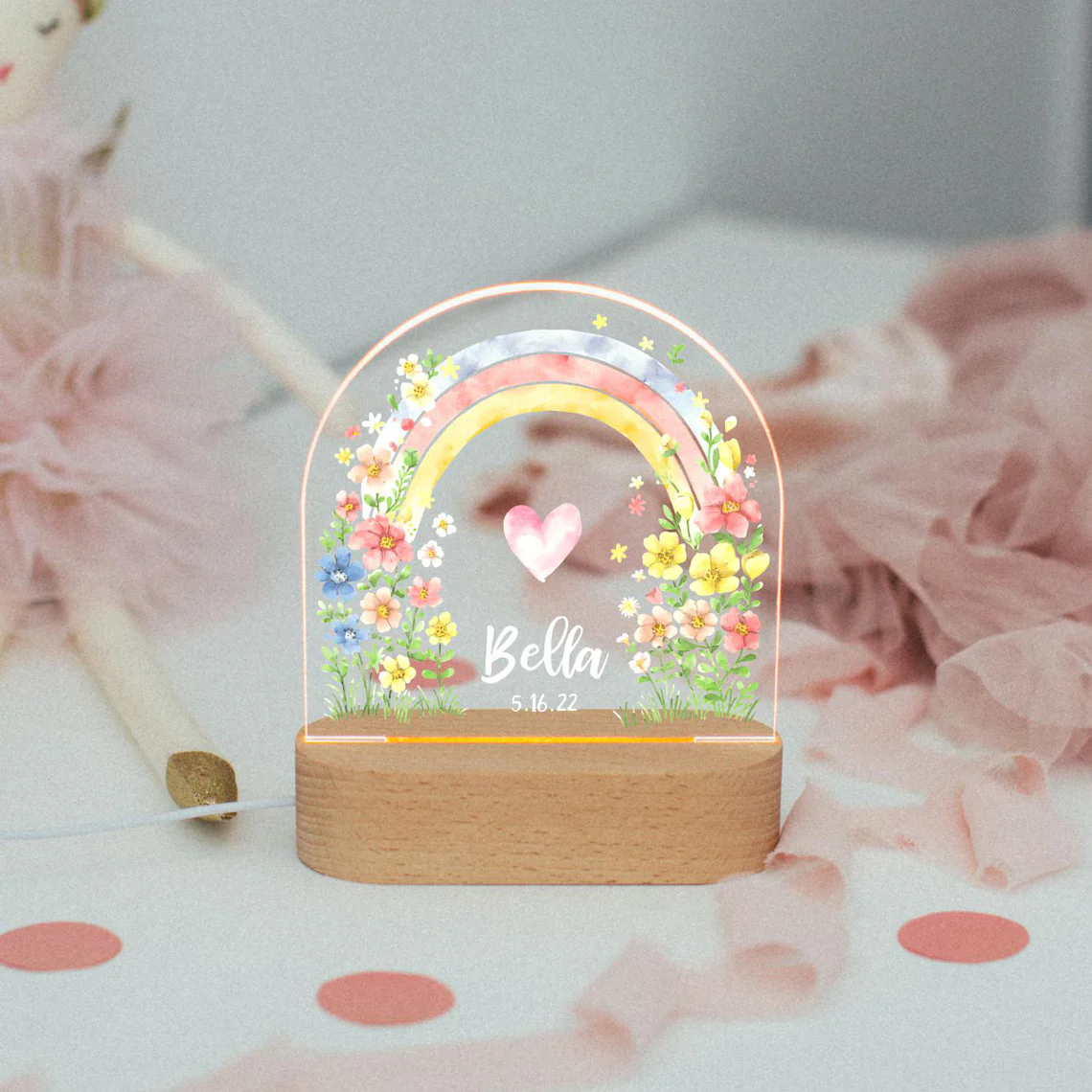 Personalized Baby & Kids Night Light – Custom Name Lamp - Image 8