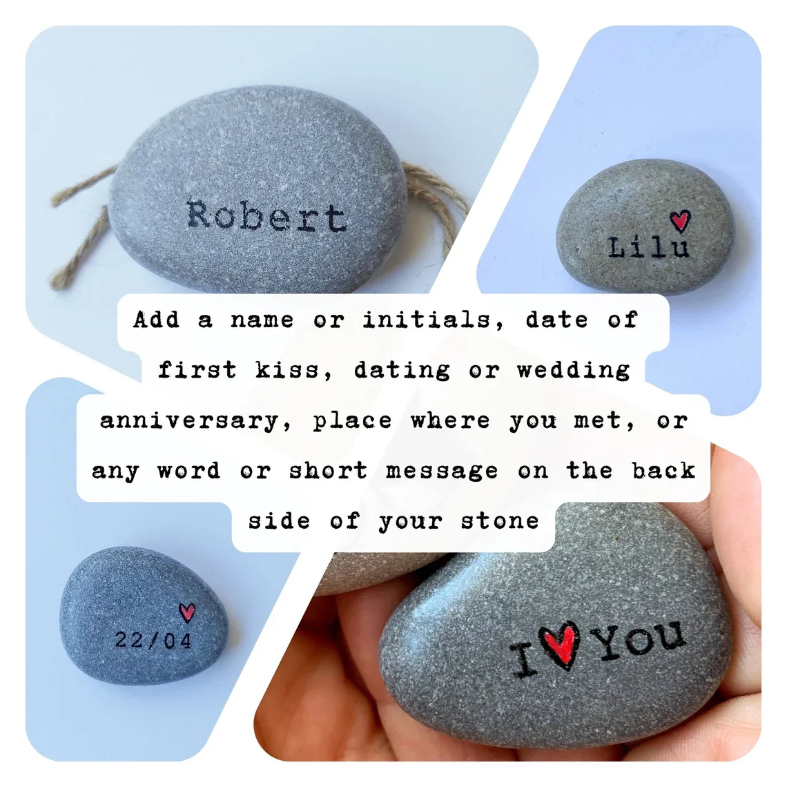 Personalized Otter Rock – Valentine Gift for Couples & Long-Distance Love - Image 4