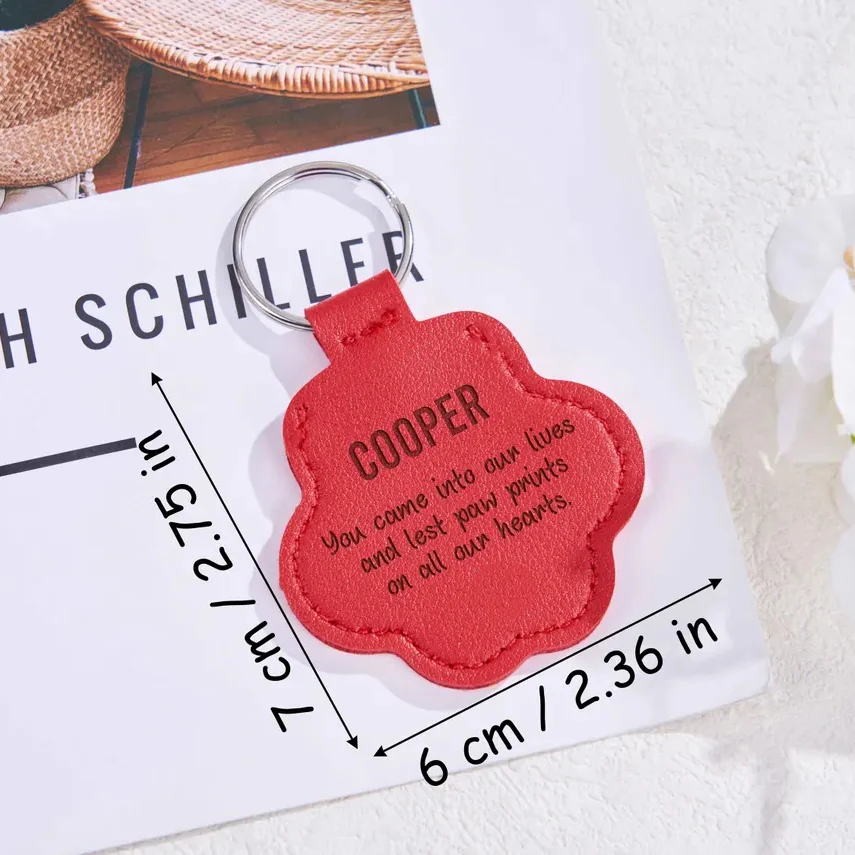 Personalized Pet Fur Memorial Keychain – Dog Cat Hair Keepsake - Image 8