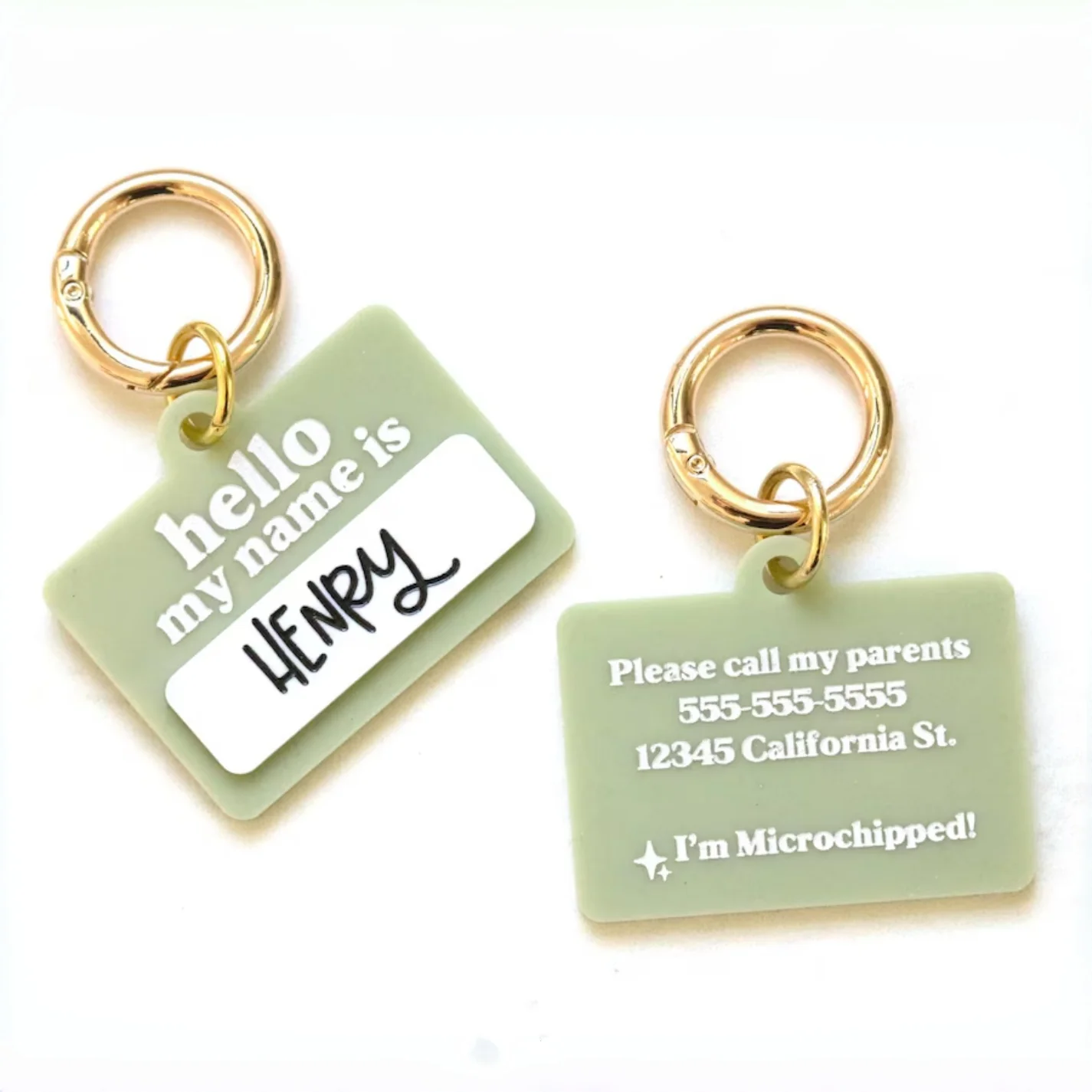 Personalized Pet ID Tag | Custom Dog & Cat Name Collar Tag - Image 3