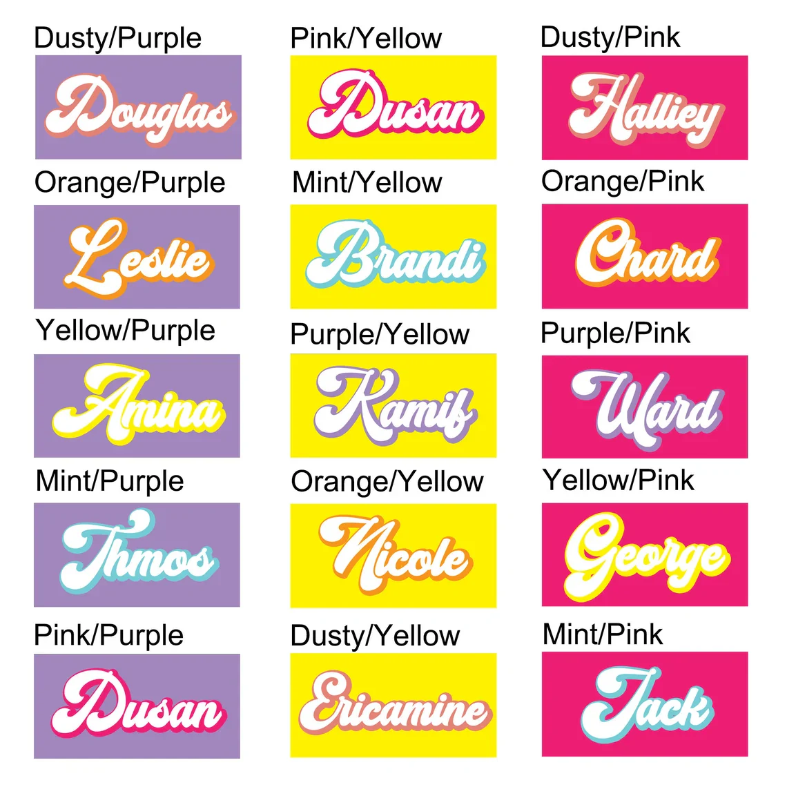 Personalized Name Quick Dry Soft Colorful Beach Towel - Image 4