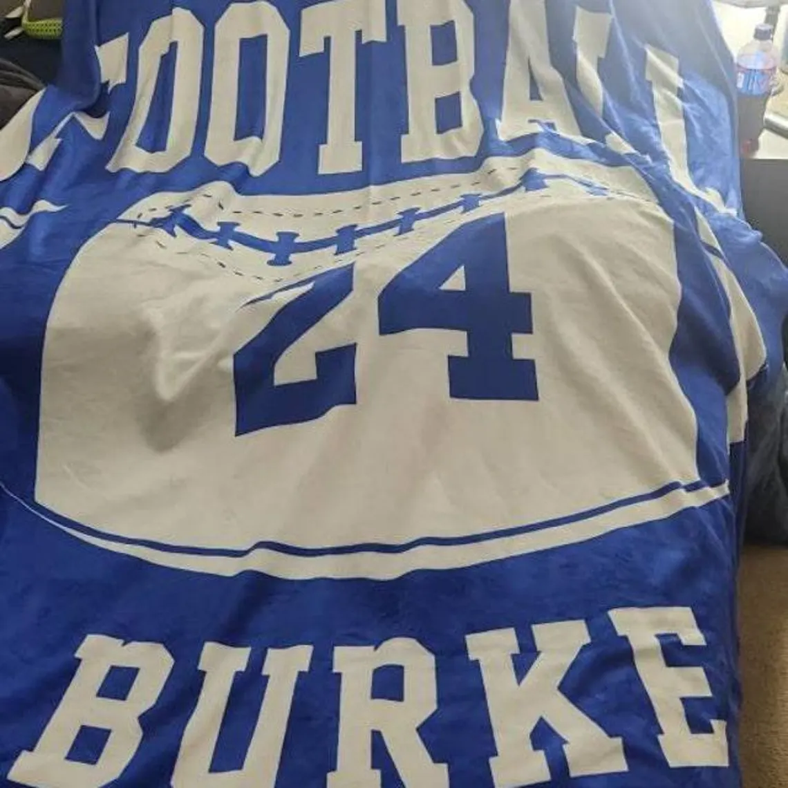 Personalized Football Blanket, Custom Football Gift for Dad, Husband, Son, Kid, Team, Football Team Soft Cozy - Image 6