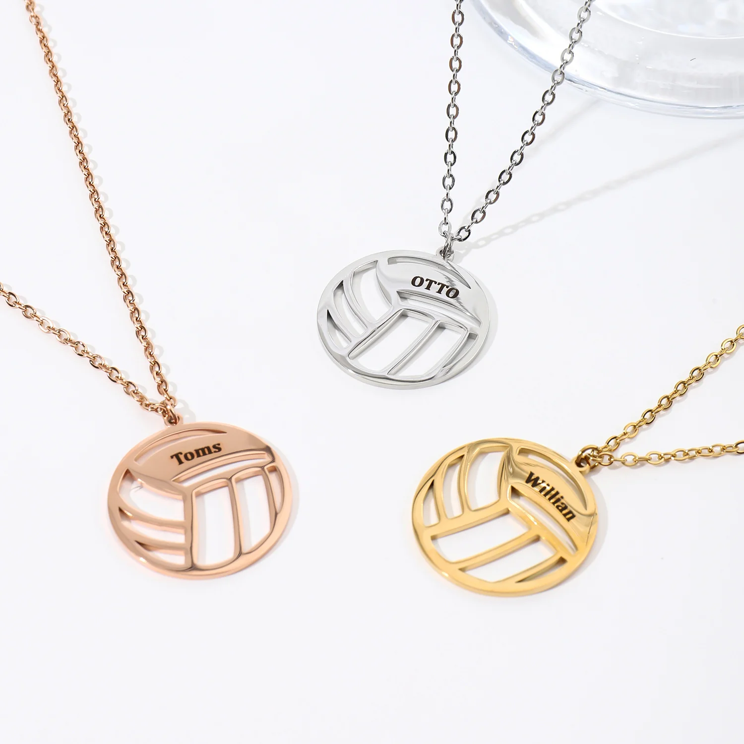 Personalized Name Sports Necklace – Football, Basketball & More - Image 4