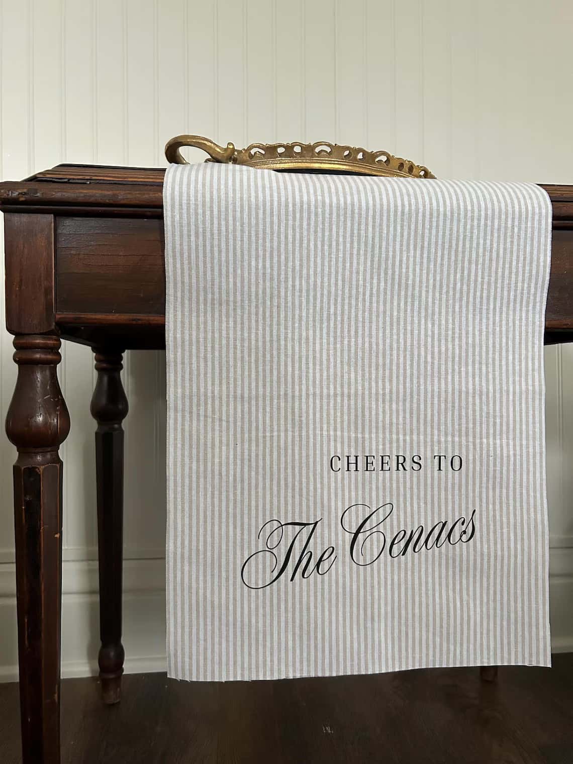 Personalized Striped Wedding Welcome Banner - Image 3