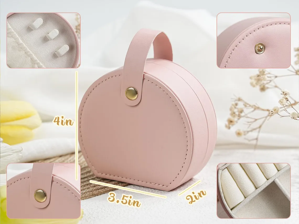 Personalized Jewelry Box with Wild Flower | Bridesmaid & Travel Gift - Image 6