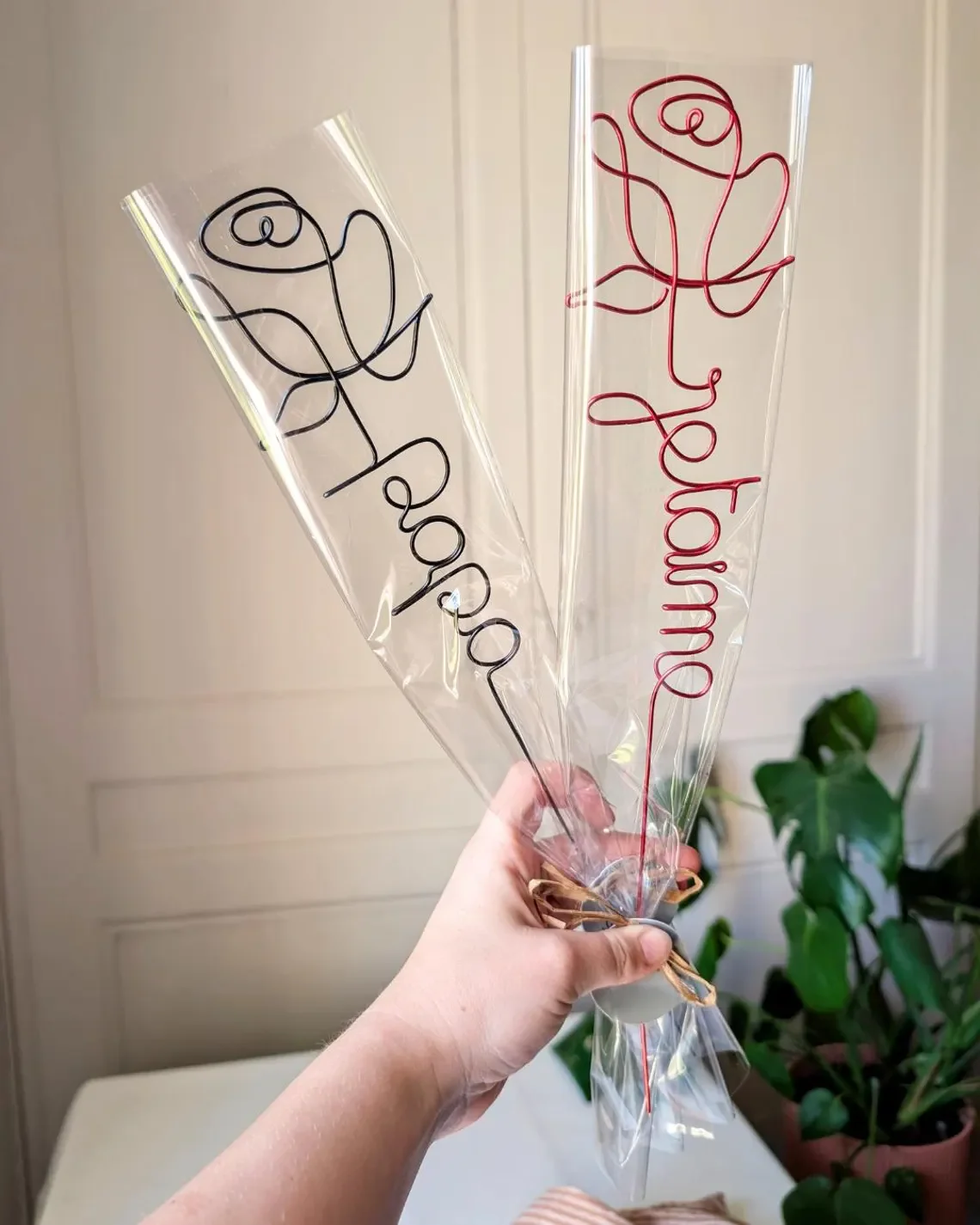 Personalized Wire Rose with Name – Eternal Flower Gift - Image 5