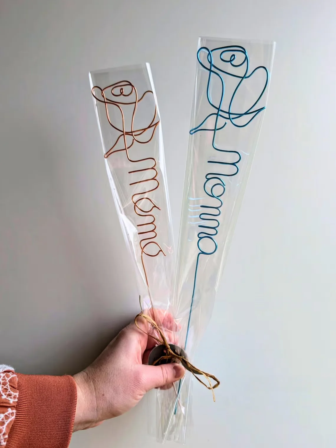 Personalized Wire Rose with Name – Eternal Flower Gift - Image 8