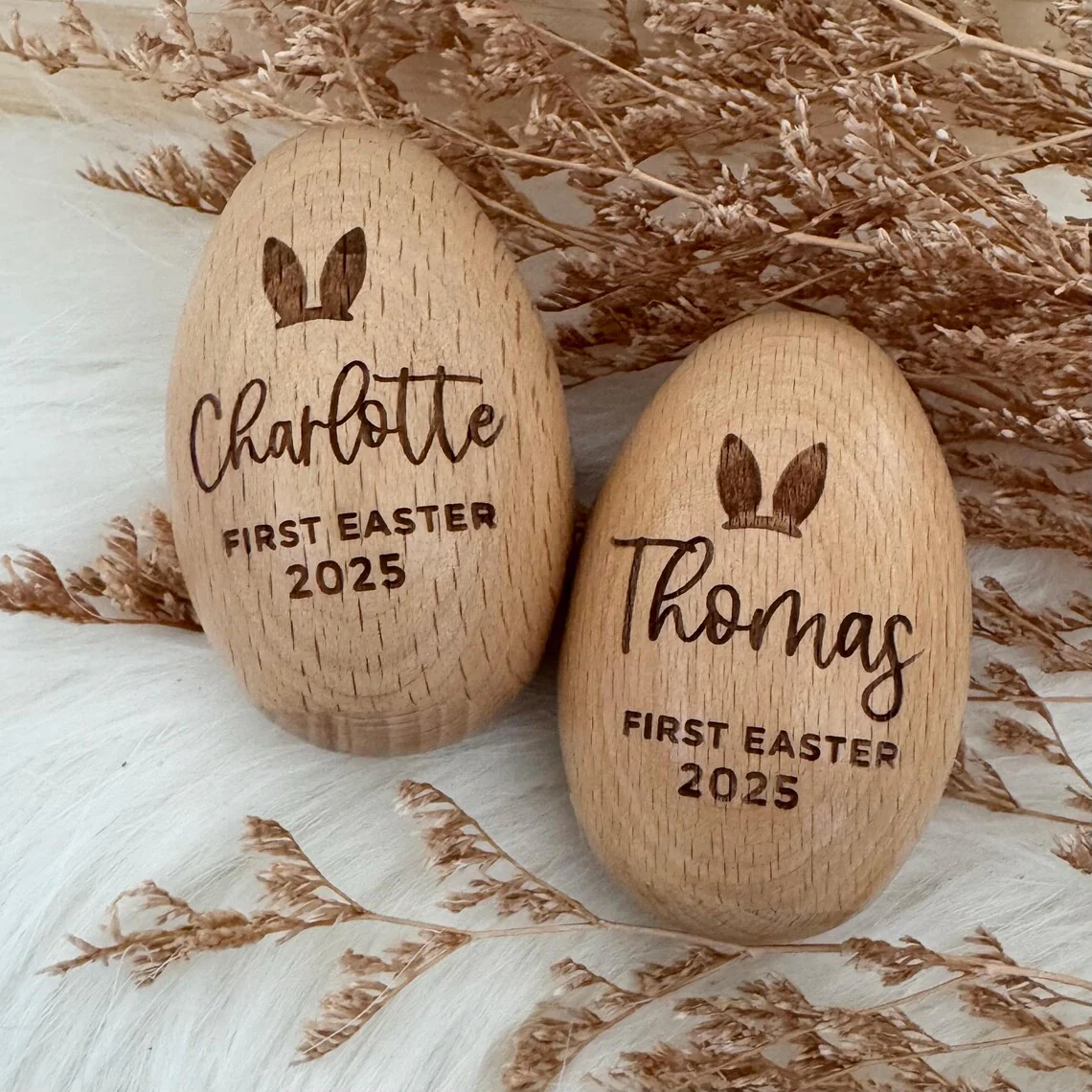 Personalized Wooden Easter Egg – Laser Engraved Easter Gift for Kids 🐣🎁 - Image 10