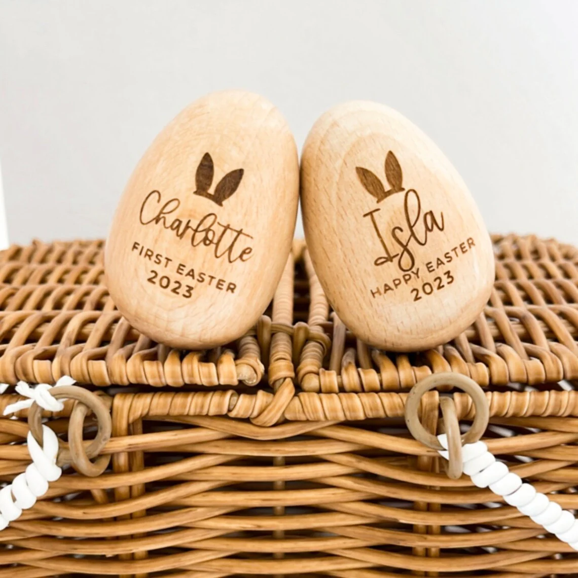 Personalized Wooden Easter Egg – Laser Engraved Easter Gift for Kids 🐣🎁 - Image 8