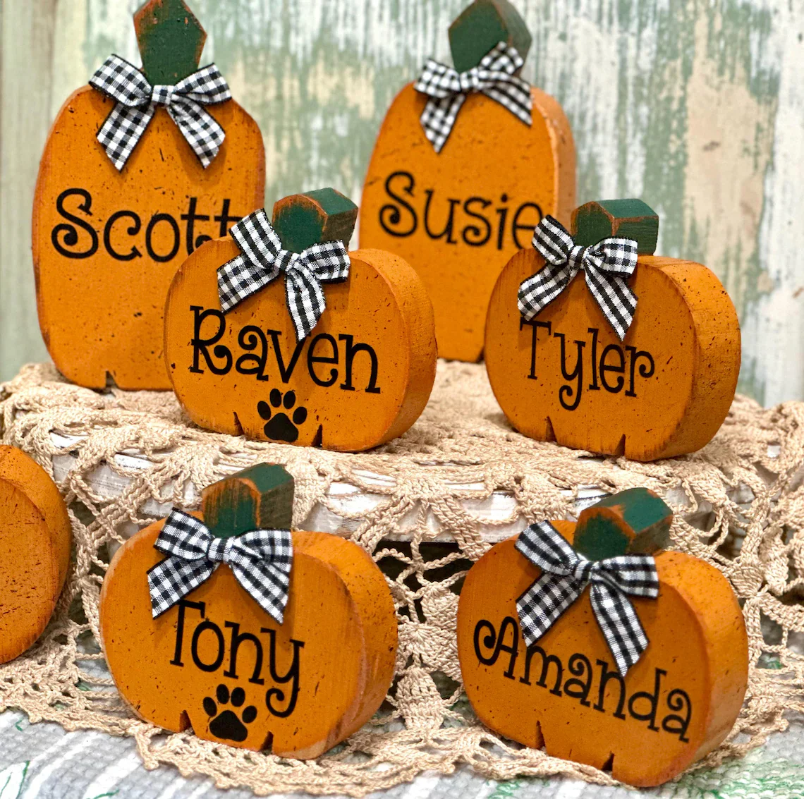 Personalized Wooden Pumpkins – Build Your Pumpkin Patch - Image 4